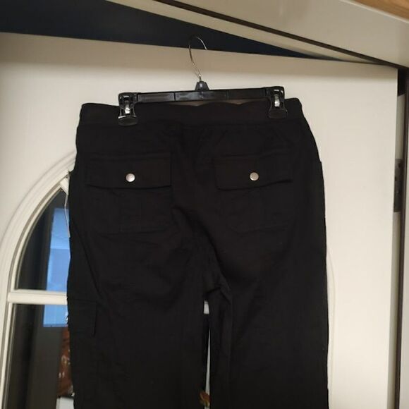 New Hasting & Smith Black Pull On Capri Pants Size Women's 10 Petite - Picture 3 of 3